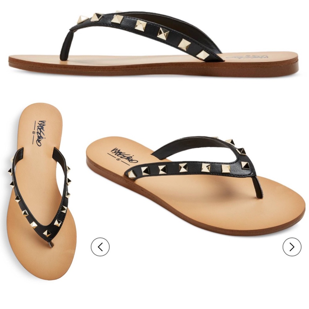 Spiked Flip Flops