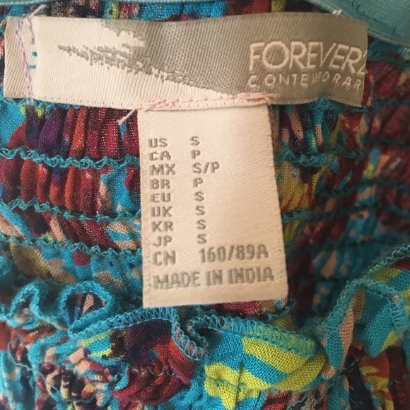 Strapless maxi dress with slits on the side - Picture 3 of 3