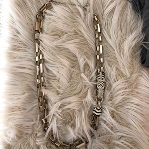Zebra necklace