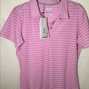 Adidas ClimacoolGolf Polo Shirt pink size L