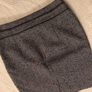 White House Black Market Skirt 2 Tweed Pencil Wool