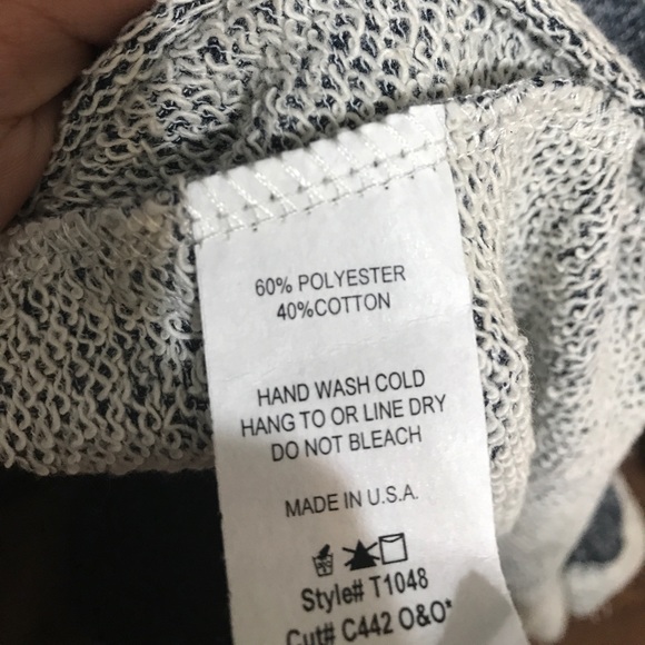 Navy Blue Speckled Choker Sweater - Picture 8 of 8