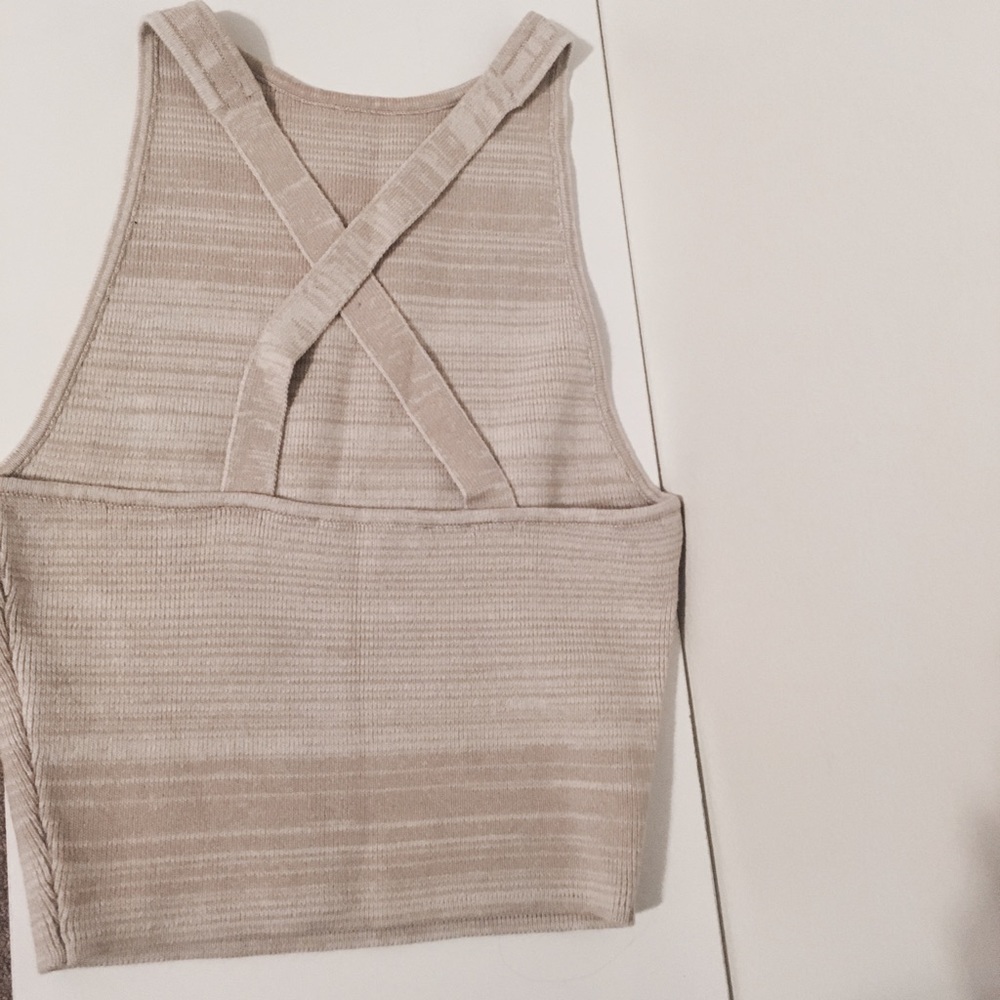 Hollister Open Back Knit Crop Top