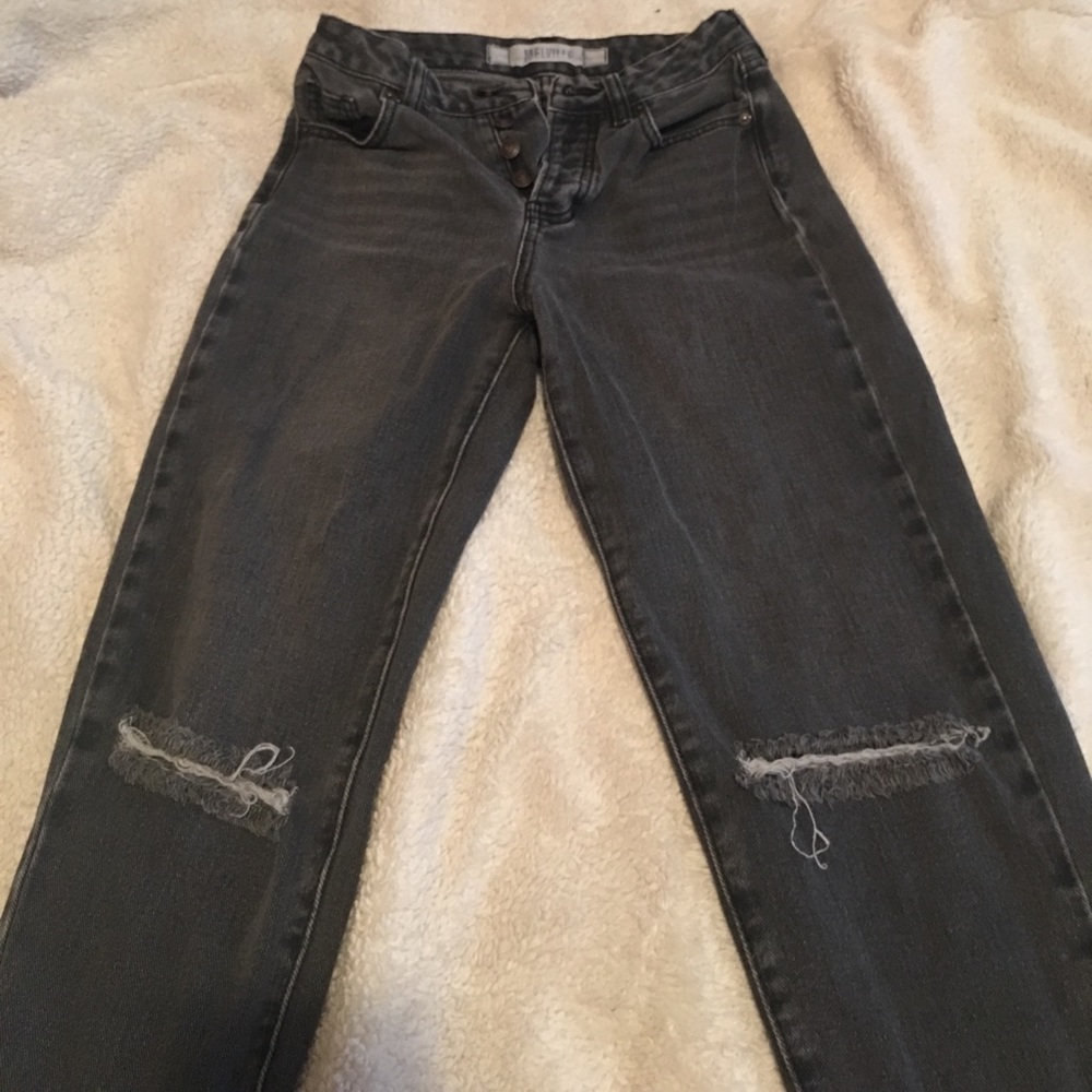 Brandy Melville Dark Grey/Black Jeans