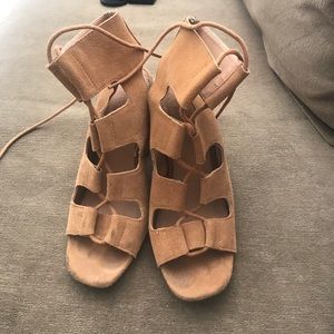 Urban outfitters tie up shoes