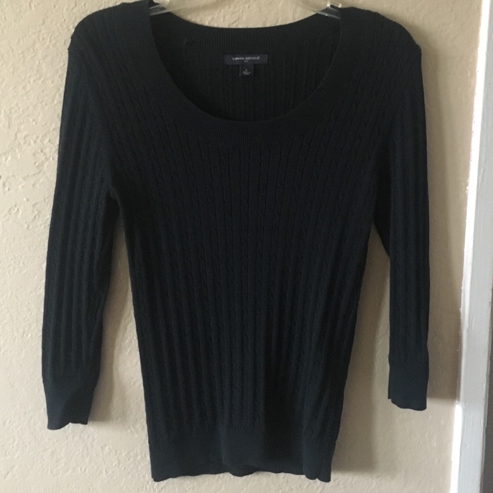 Banana Republic ribbed knit sweater