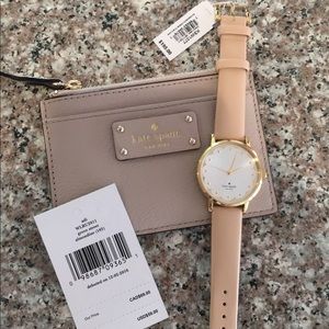 New Kate Spade Watch/ Card Holder Bundle