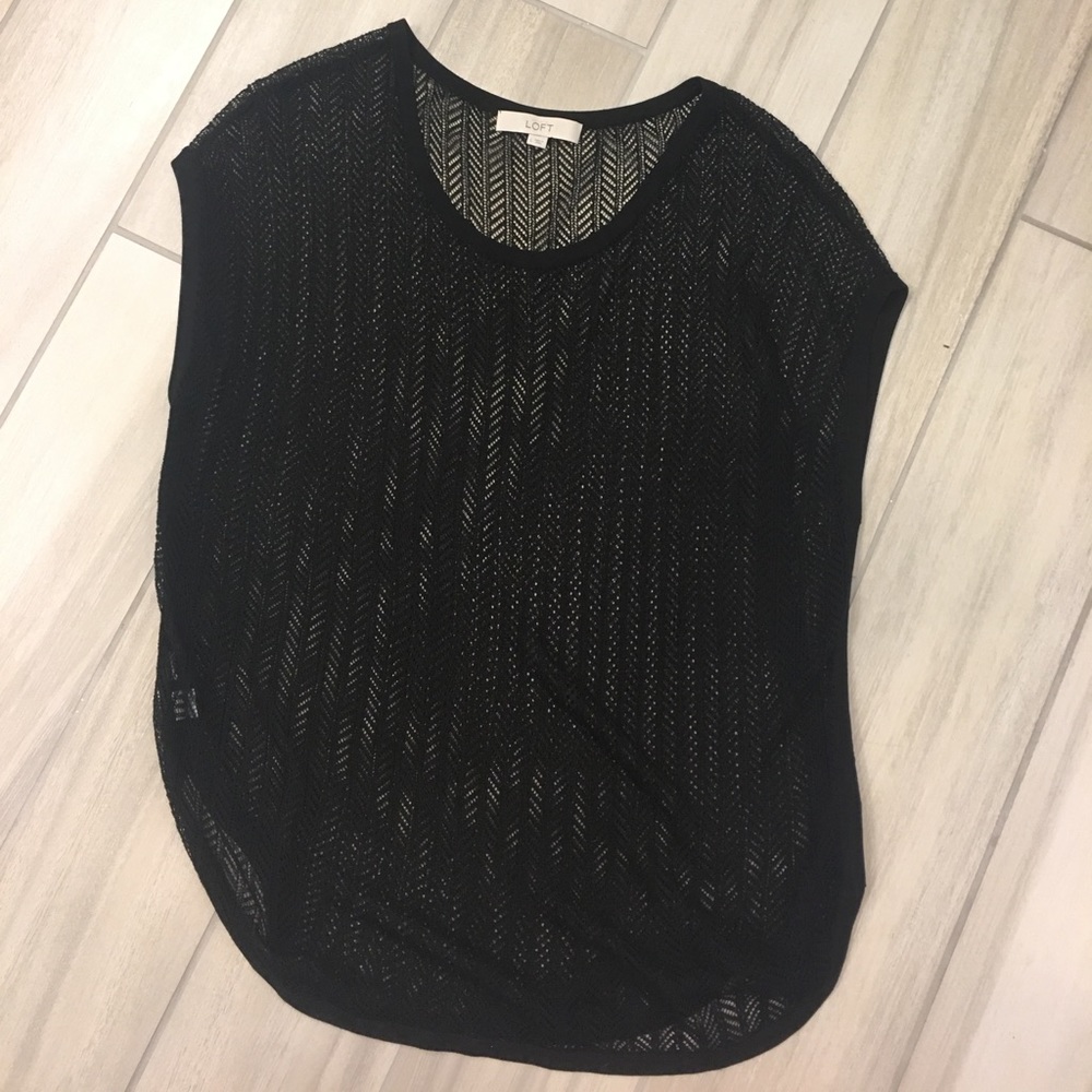 Loft Knit Cap Sleeve Sweater