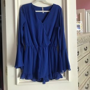 Royal Blue Romper