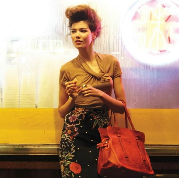 Anthropologie Tops - Anthropologie | Postmark Mustard Tee Shirt