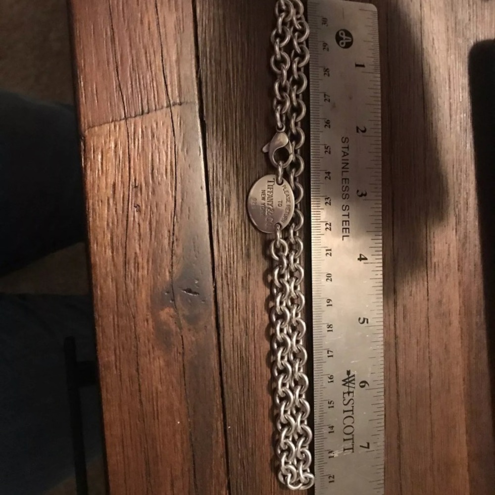 Oval Tiffany and co necklace