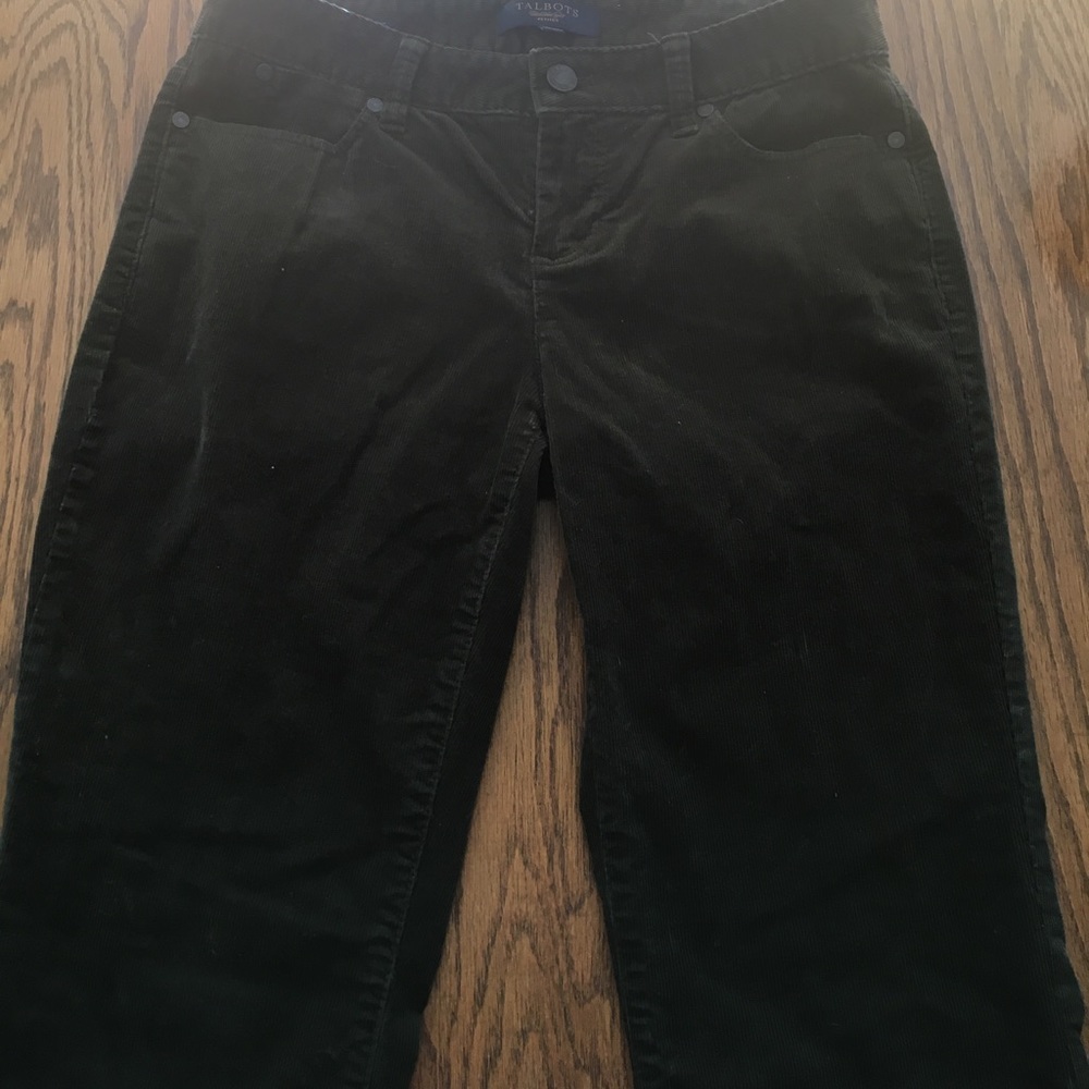 Petite 4 Talbots Signature Boot Cut Corduroy Pants