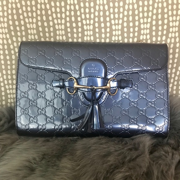 🚫⛔️SOLD⛔️🚫Gucci Emily guccissima metallic bag - Picture 4 of 8