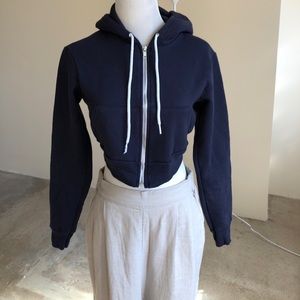 American Apparel Cropped Hoodie