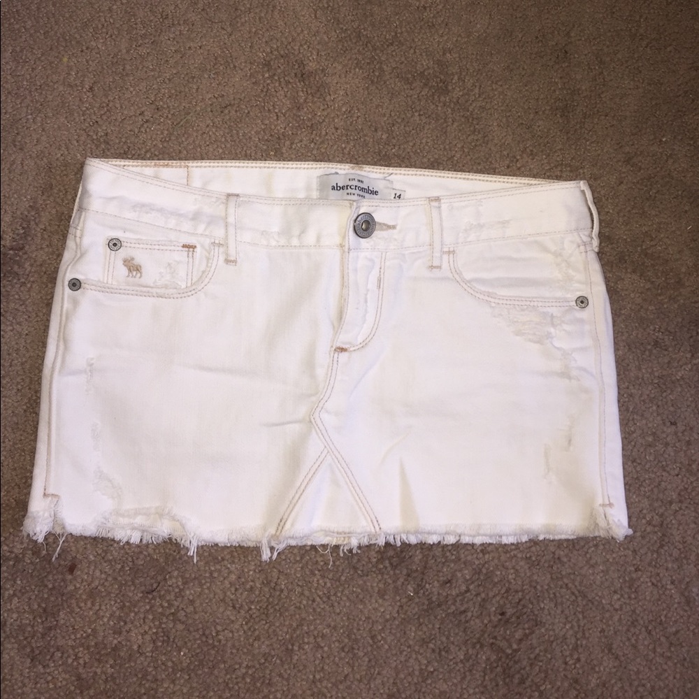 White Mini Skirt