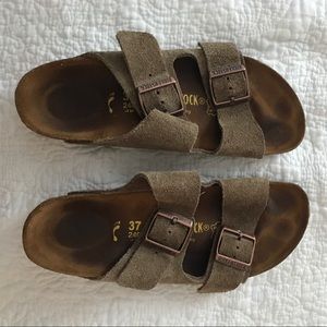 Arizona Suede Birkenstocks - size 37