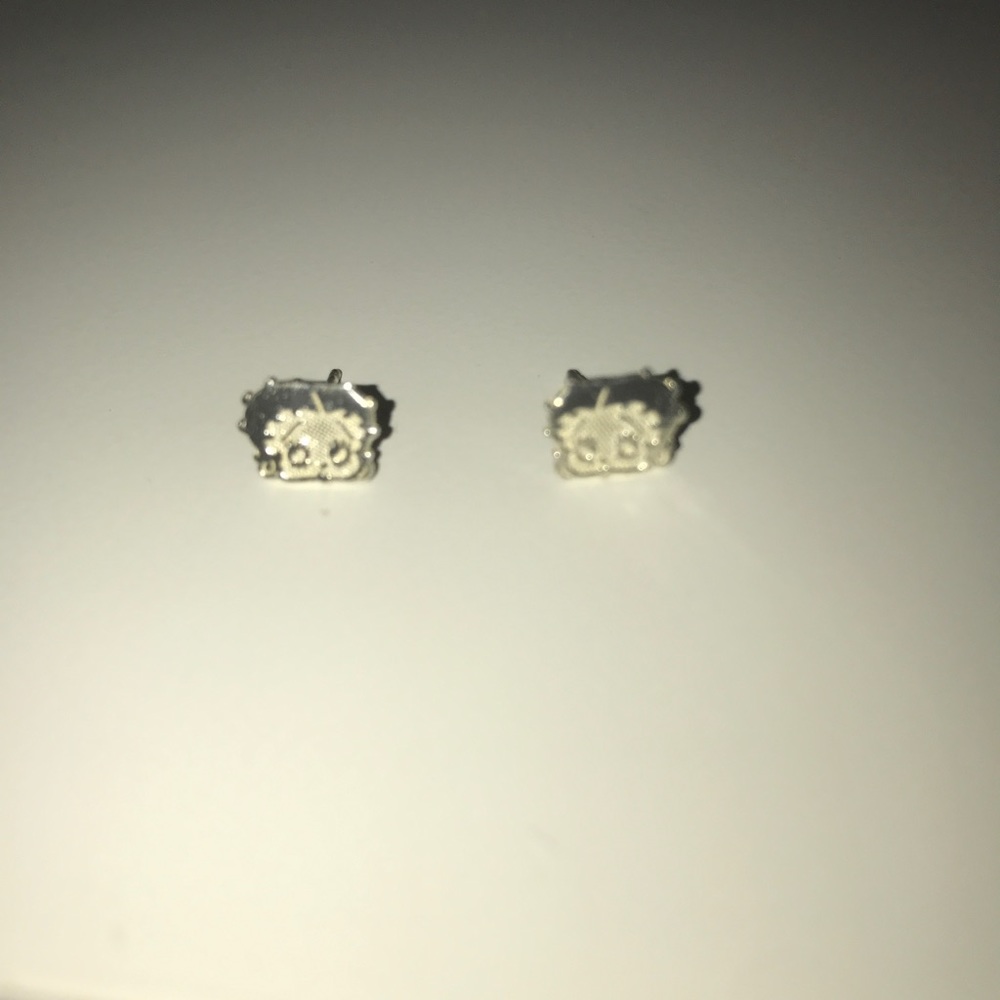 Betty Boop sterling silver earrings