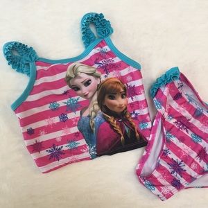 2 Piece Frozen Bathing Suit