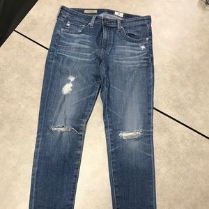AG Legging Ankle 16 yr destructed sz 29
