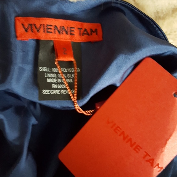 Vivienne Tam NWT Gorgeous Blue Mini - Picture 6 of 7