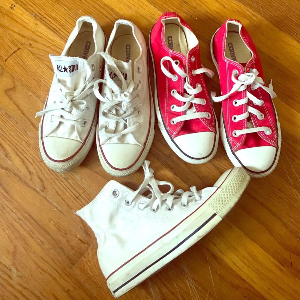 Three pairs of converse