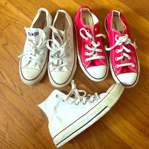 Three pairs of converse