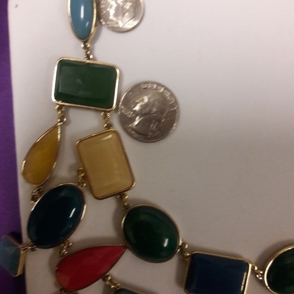 Liz Claiborne circa 1976 multi colored bib - Picture 3 of 7