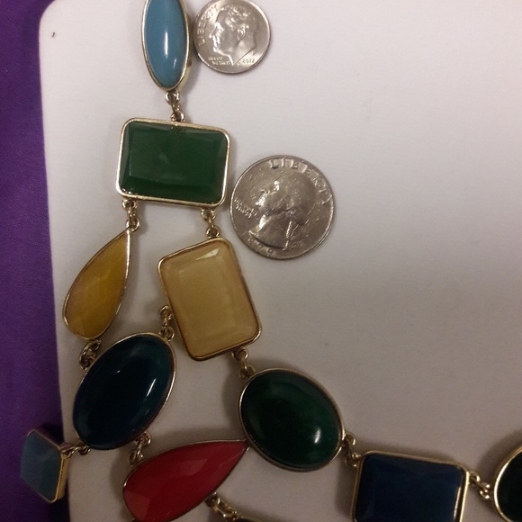 Liz Claiborne circa 1976 multi colored bib - Picture 5 of 7