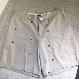 Duke Khaki embroidered with Duke D shorts