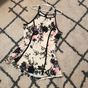 Floral Peplum Top