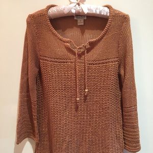 Lucky Brand Crochet Sweater