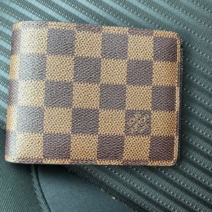 Louis Vuitton Wallet Men Damier Ebene N60895
