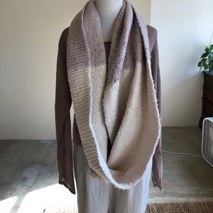 Wool Two Tone Infinity Scarf