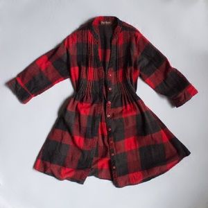 Red Flannel Dress