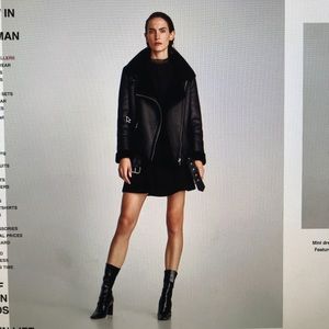 Black Zara Mini Dress with detail