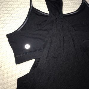 Black lululemon tank