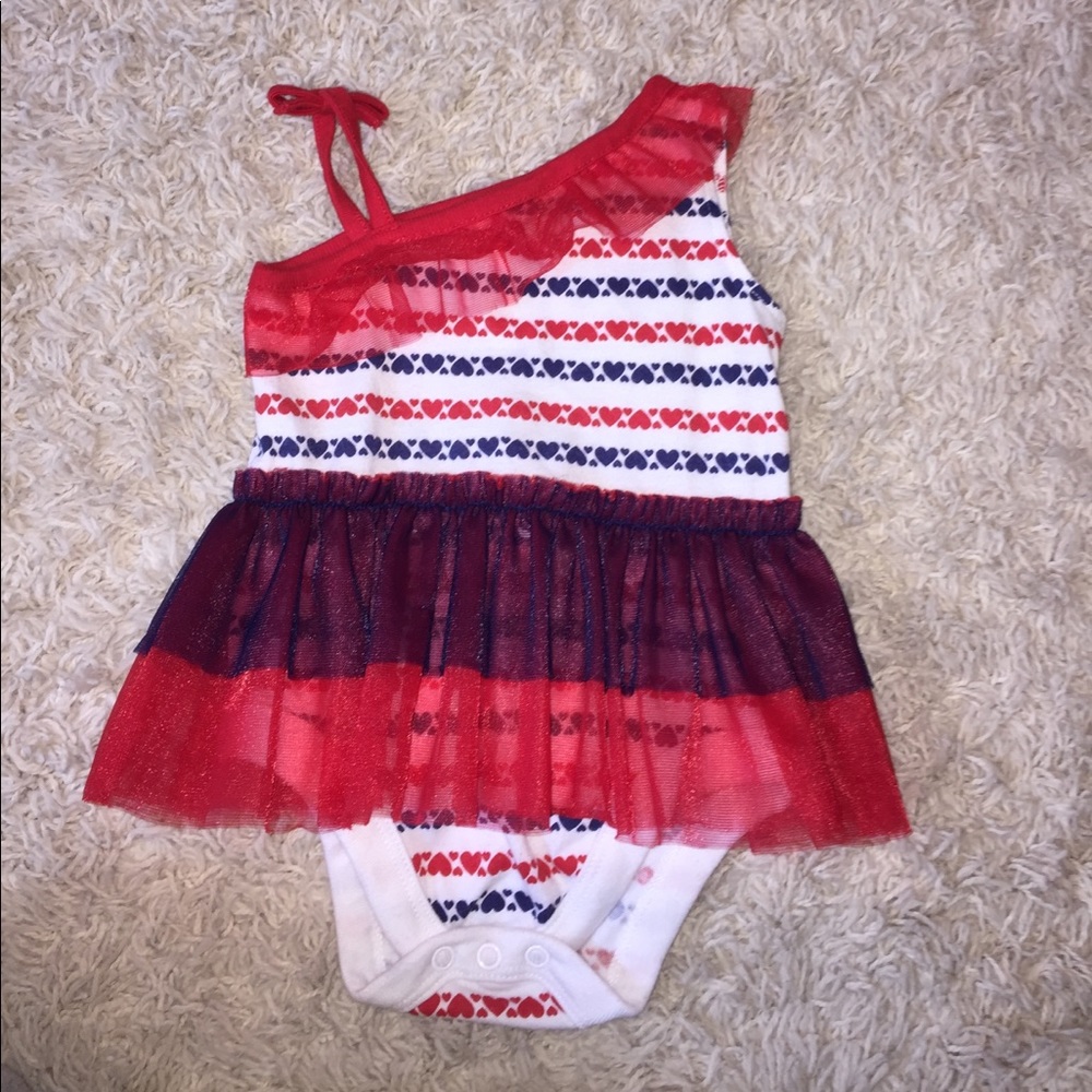 NWOT! Gorgeous 4th of July bodysuit