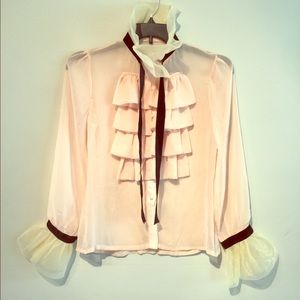 Boutique cream blouse