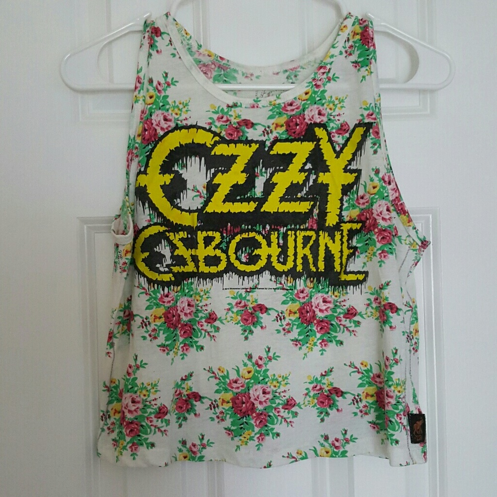 Trunk ltd ozzy ozbourne floral tank           《2》