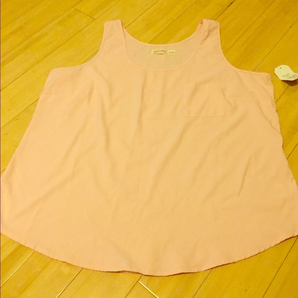 Faded glory pink tank shirt XXL