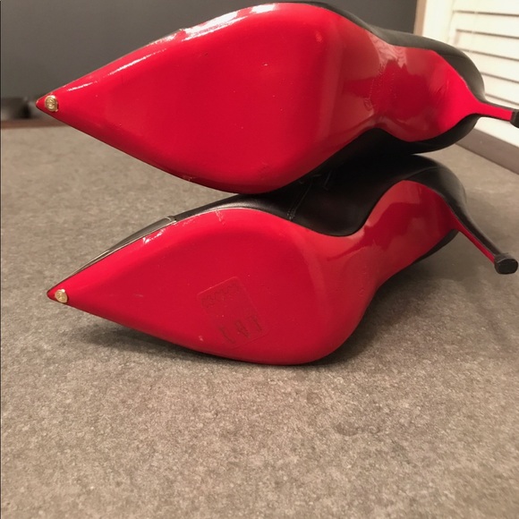 Christian louboutin Black Leather Bootie sz37 - Picture 5 of 5