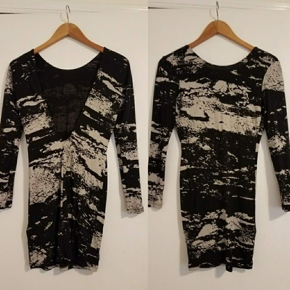 H&M Longsleeve Body Con Dress