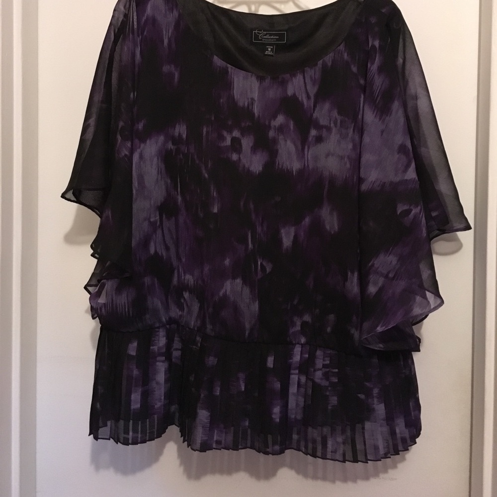 Purple blouse