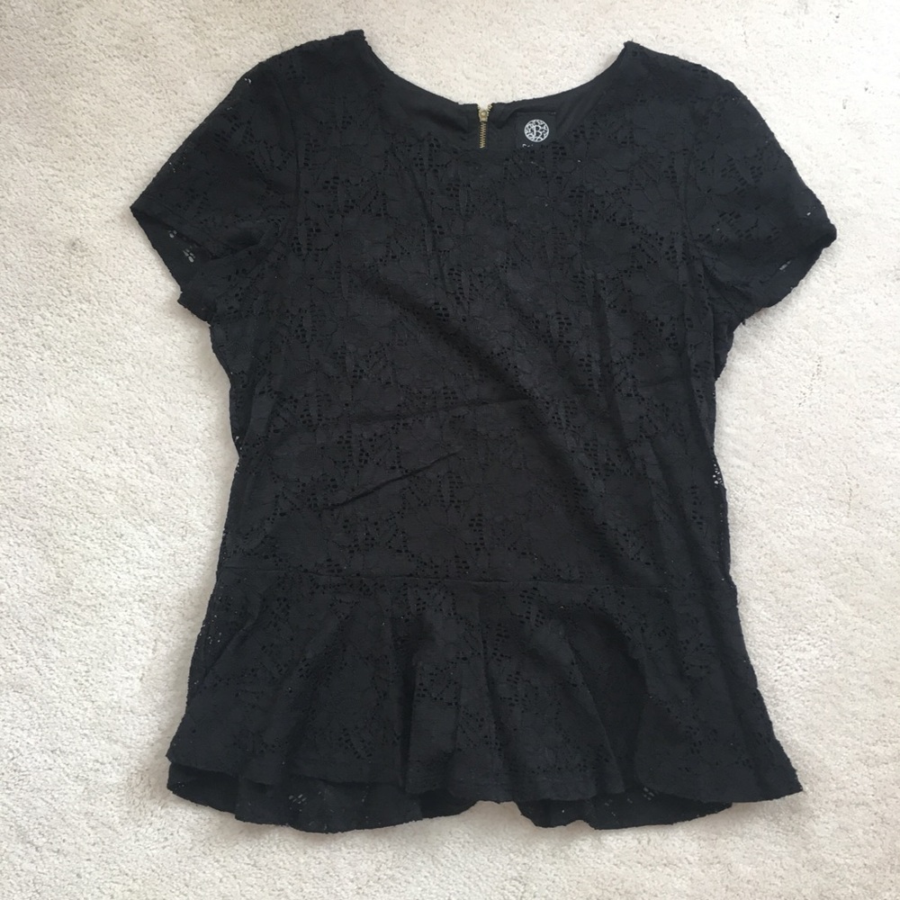 Flattering Black Blouse