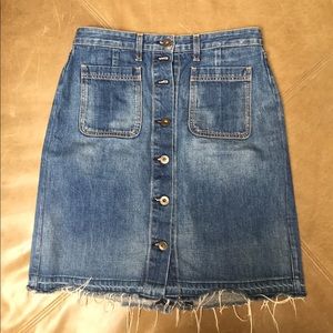 Rag and Bone Jean skirt