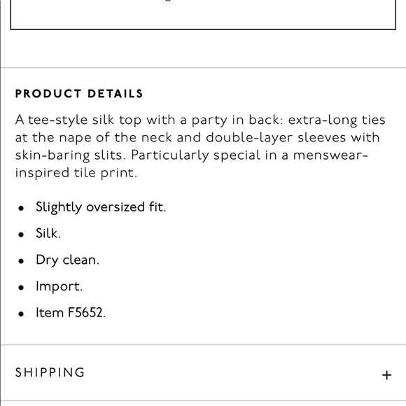 Madewell silk tee - Picture 5 of 5