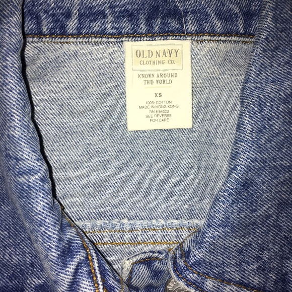 🌻OldNavy XS cute denim jacket gently worn once🌻 - Picture 5 of 7