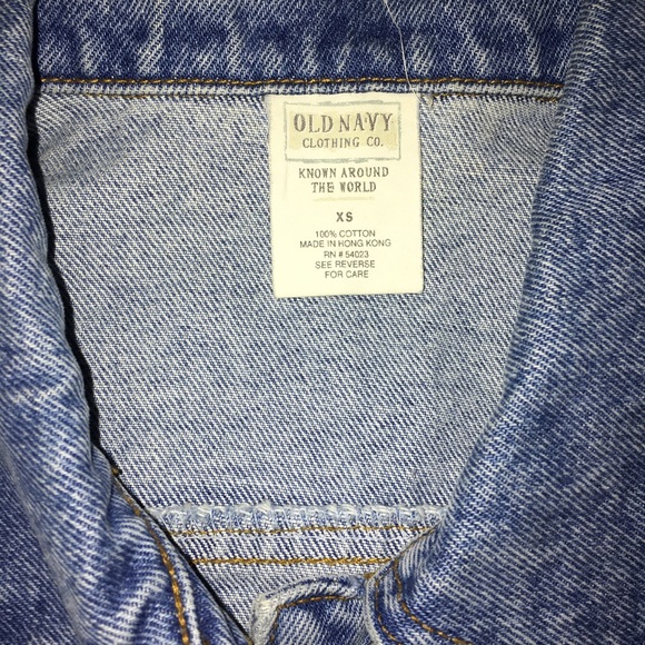 🌻OldNavy XS cute denim jacket gently worn once🌻 - Picture 6 of 7