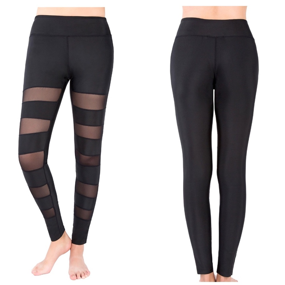 LAST PAIR XL🚨Mesh Cut-out Yoga Pants - Picture 2 of 7