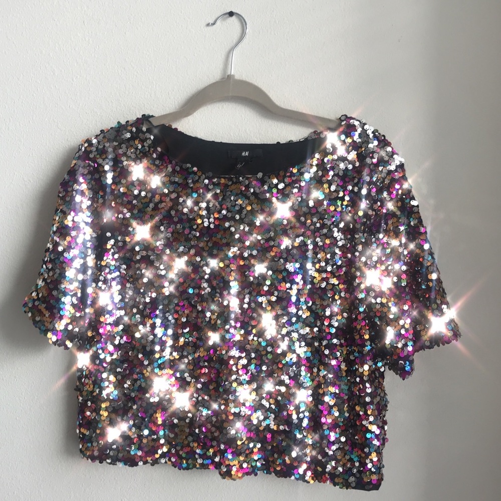 Multi Sequin Top